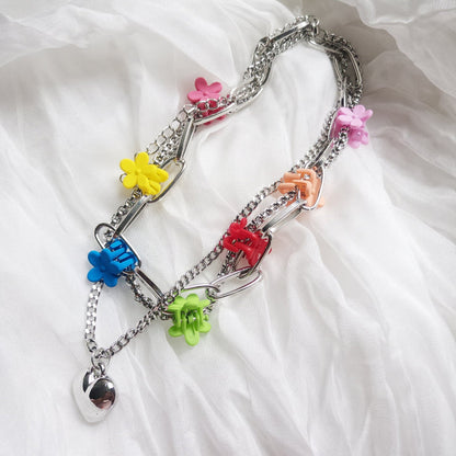 Hyuna Style ''Flower'' Necklace