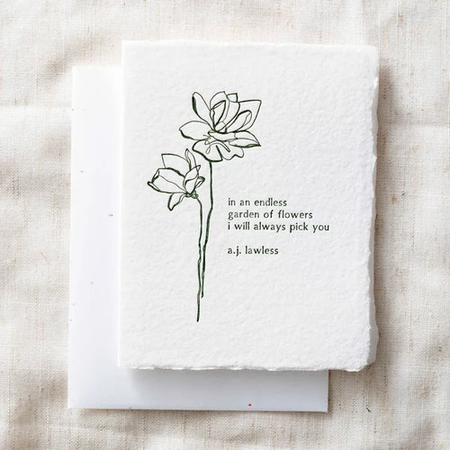 I always pick you- Greeting Card