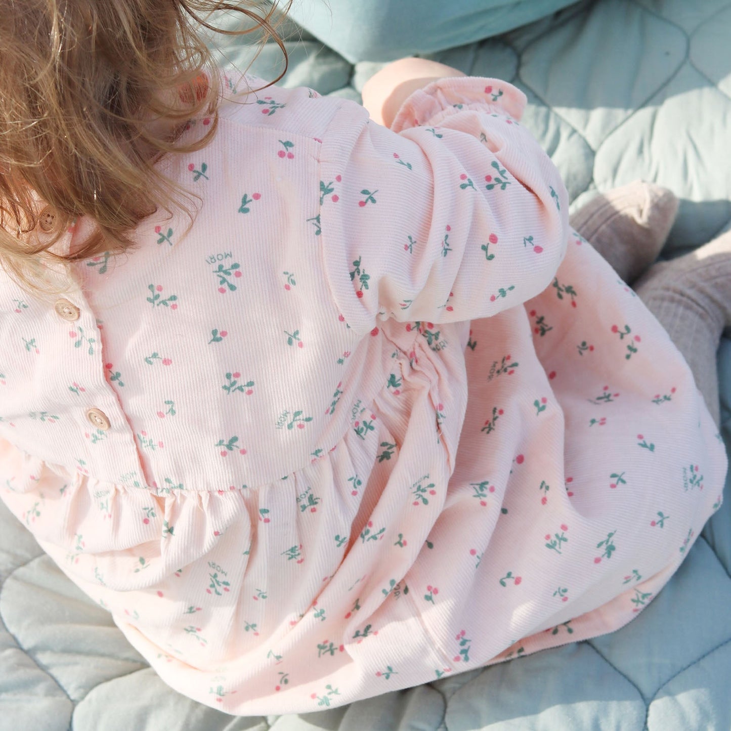 Floral Soft Corduroy Dress