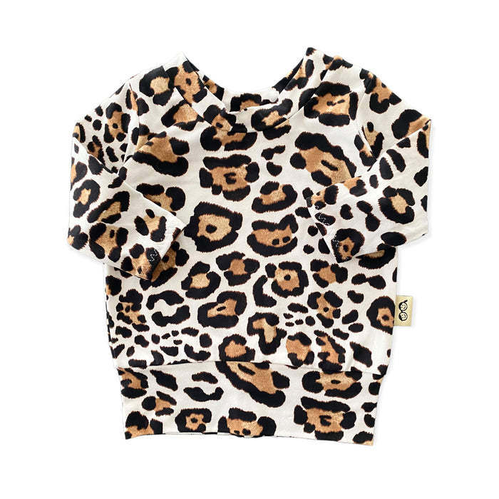 Ivory Leopard Lounge Top