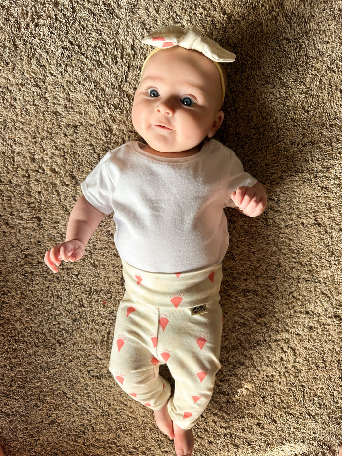 Ivory Tulips Headbands