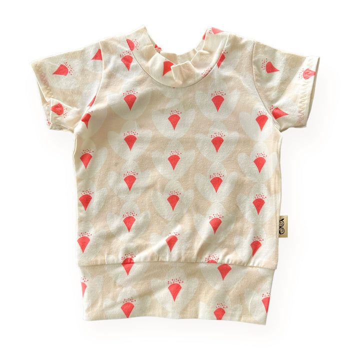 Ivory Tulips Summer Lounge Top
