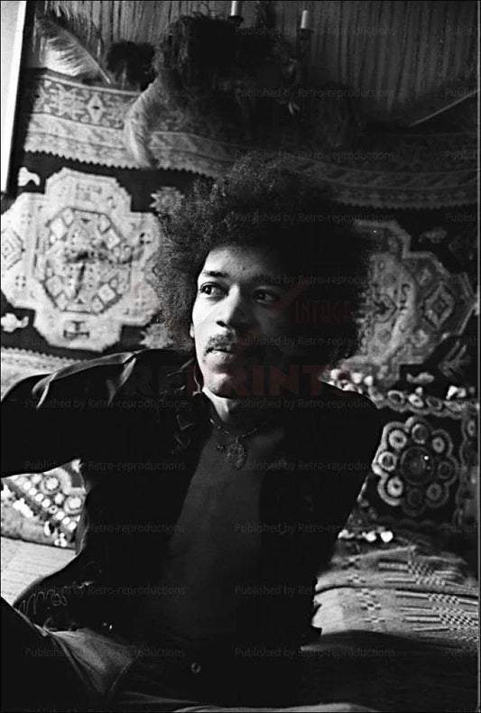 Jimi Hendrix - VINTAGEARTREPRINTS.COM