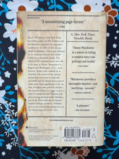 Krakatoa: The Day the World Exploded back cover