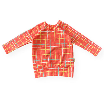 Large Squares on Coral Lounge Top