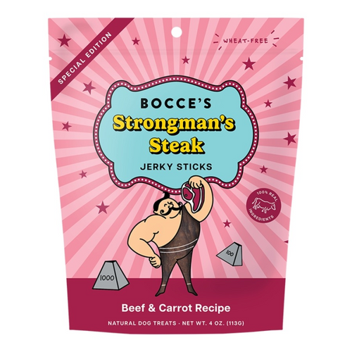 Bocce's Strongman's Steak Jerky Sticks