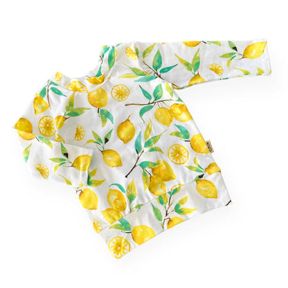 Lemons on White Lounge Top
