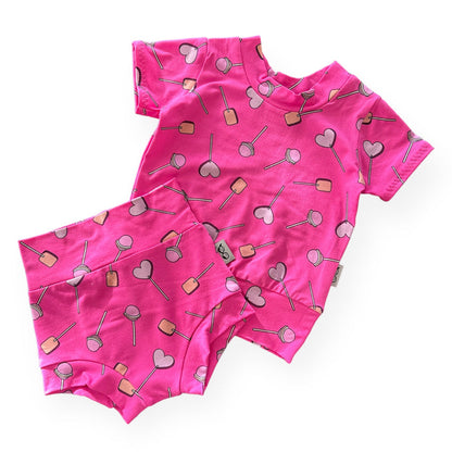 Lollipops on Pink Summer Lounge Set