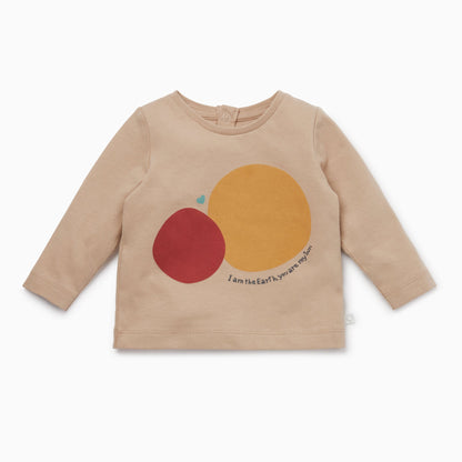 Caramel & Terracotta Dungarees and T-Shirt Set