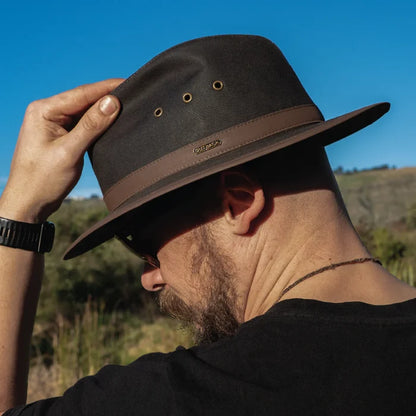 Madison Oilskin Hat - Outback Trading - Hats