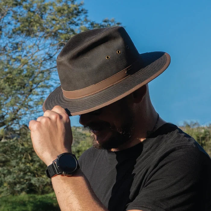 Madison Oilskin Hat - Outback Trading - Hats