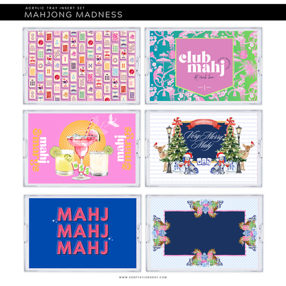 Mahjong Madness Acrylic Tray Insert Set