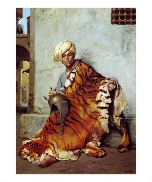 Marchand de Peaux, Jean Leon Jerome - VINTAGEARTREPRINTS.COM