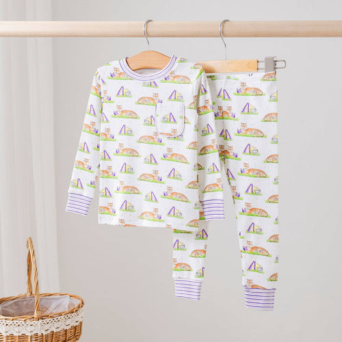 Mascot Mania in Louisiana Organic Cotton Kids Pajamas
