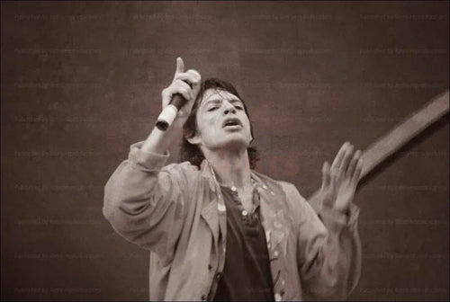 Mick Jagger Paris Concert 1991 - VINTAGEARTREPRINTS.COM