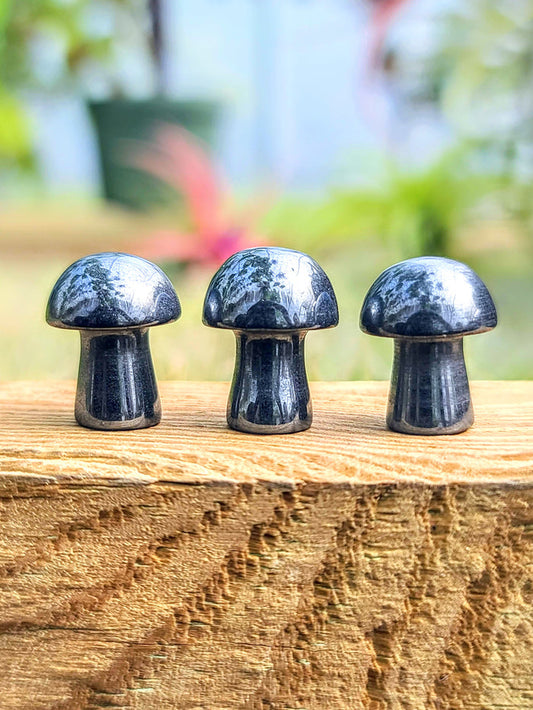 Mini Hematite Crystal Mushroom