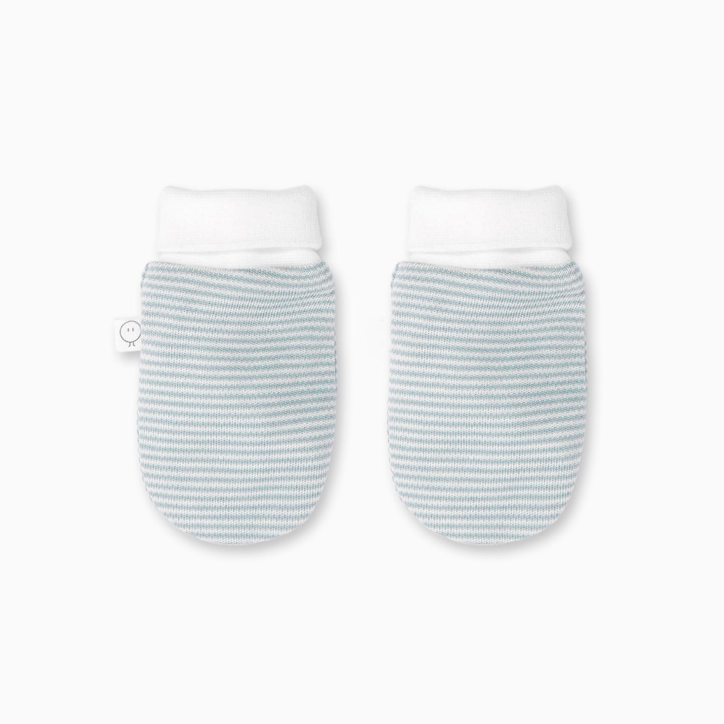 Baby Mittens - Blue Stripe