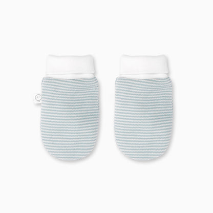 Baby Mittens - Blue Stripe