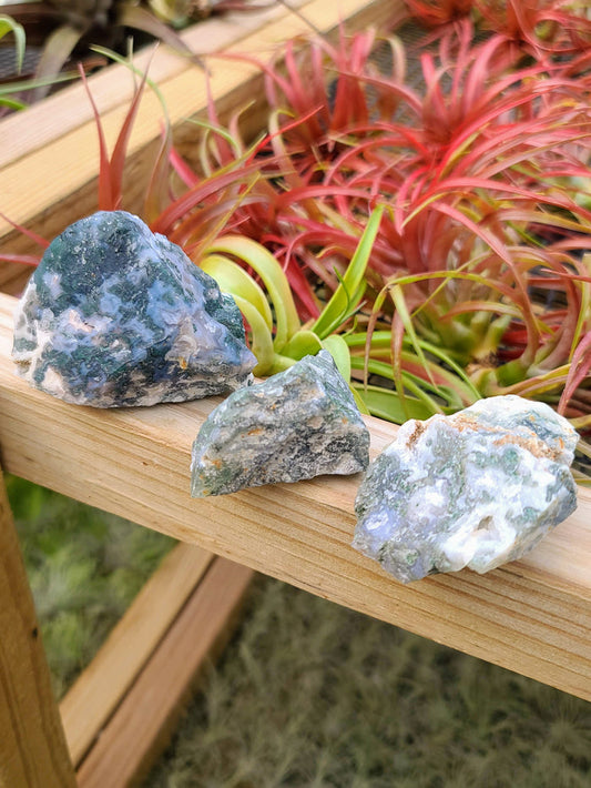 Moss Agate Raw Stone