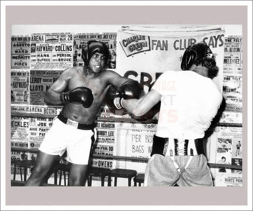 Muhammed Ali born Cassius Marcellus Clay - VINTAGEARTREPRINTS.COM