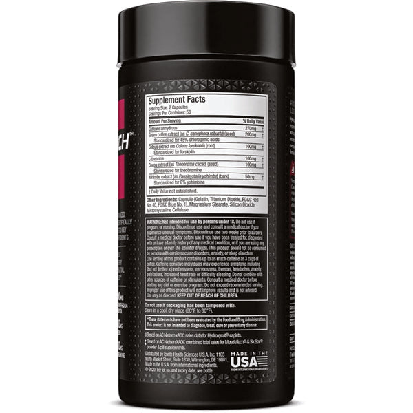 MuscleTech Hydroxycut Hardcore Elite Capsules