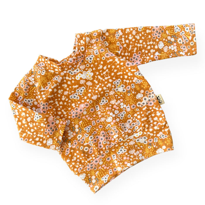 Mustard Floral Lounge Top