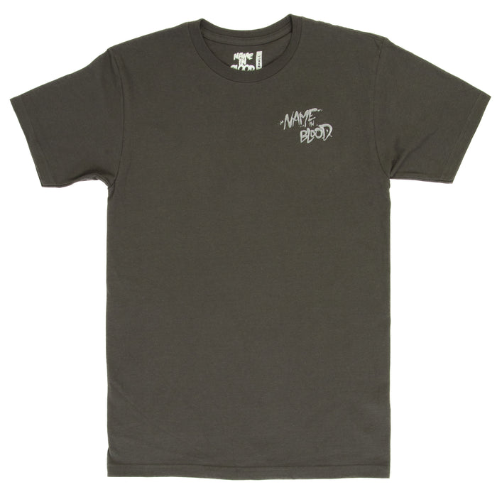 Name In Blood - Embroidered Logo Tee (Grey)