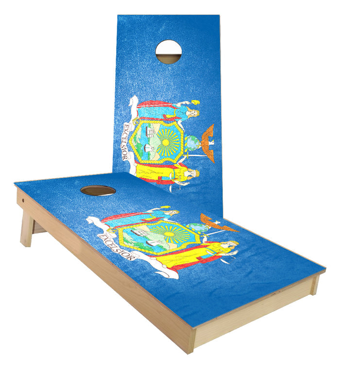 New York State Flag Cornhole Boards