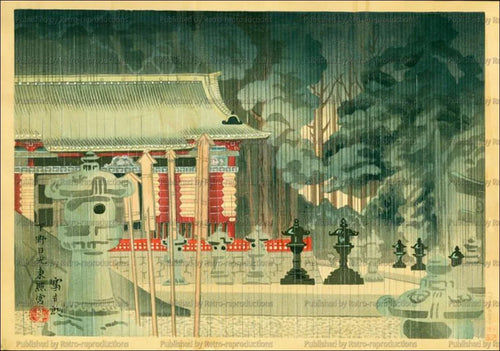 Nicko-Toshougu in Tochigi Prefecture - VINTAGEARTREPRINTS.COM