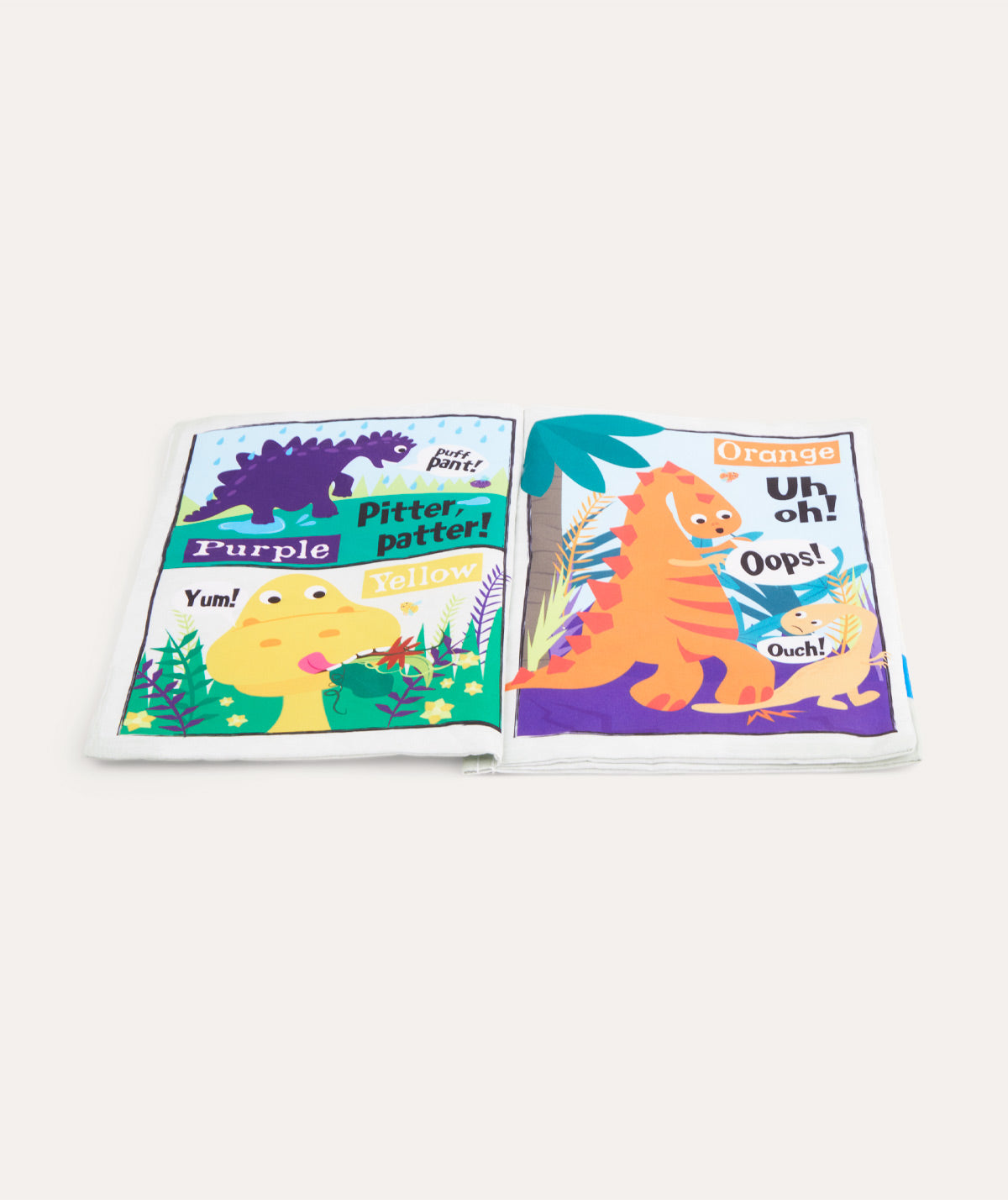 Jo & Nic's Crinkly Cloth Books Rainbow Dinosaurs