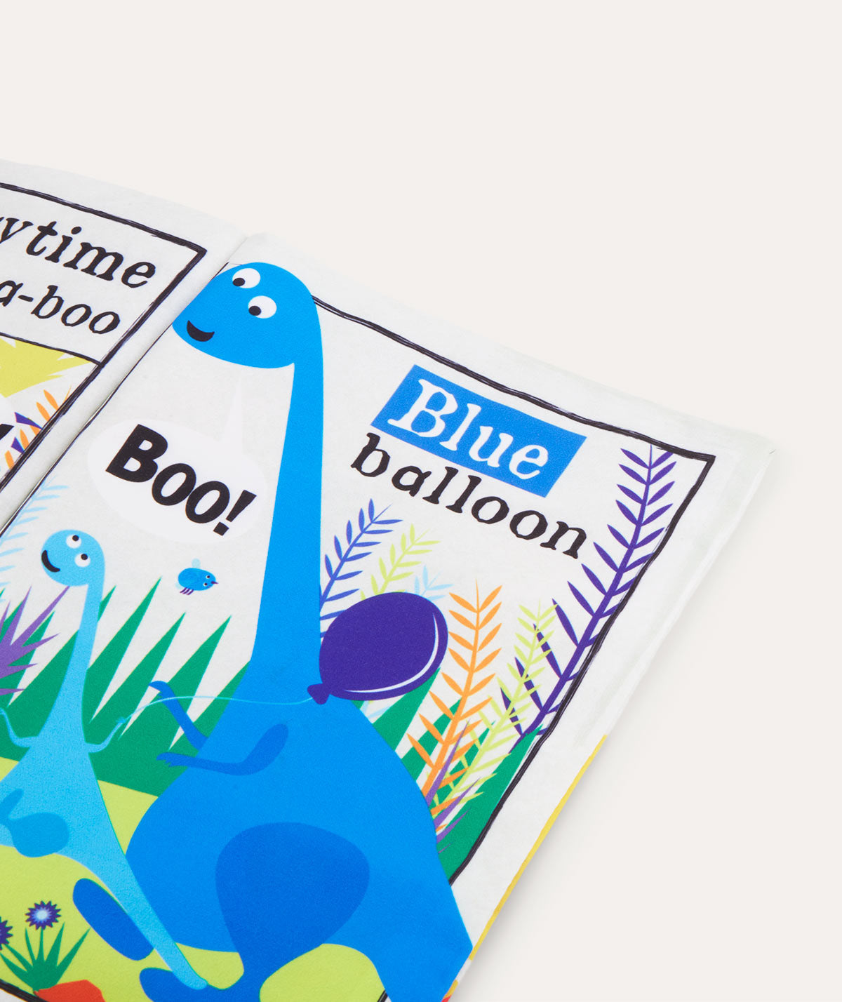 Jo & Nic's Crinkly Cloth Books Rainbow Dinosaurs