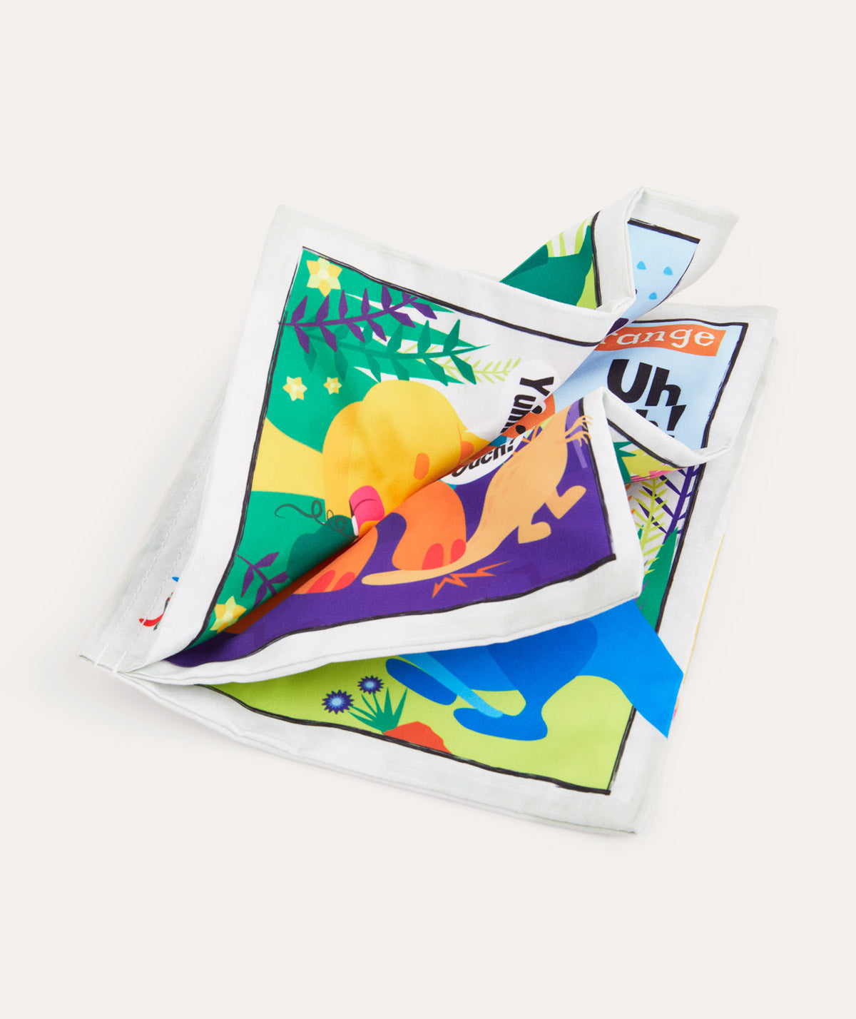Jo & Nic's Crinkly Cloth Books Rainbow Dinosaurs