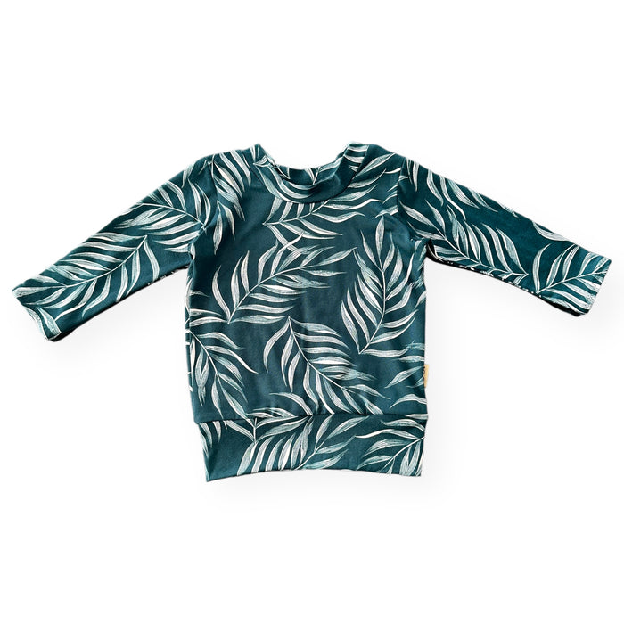Ocean Teal Pampas Leaves Lounge Set