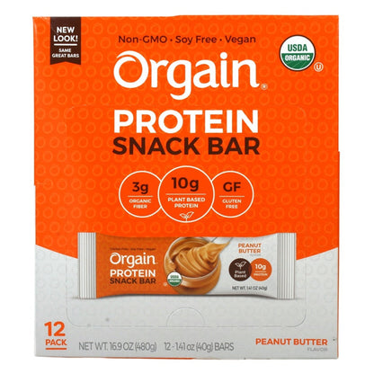 Orgain Protein Snack Bar 12pk