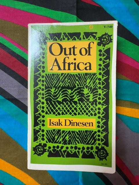 Out of Africa. front cover
