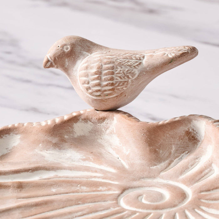 Palaka Lotus Clay Bird Feeder