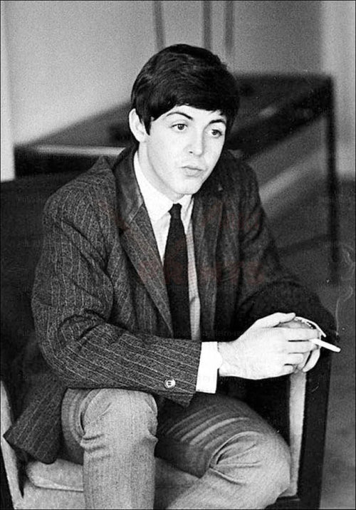 Paul McCartney Portait, 1960's - VINTAGEARTREPRINTS.COM