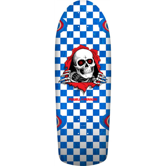 Powell - OG Ripper Checker Reissue Blue Veneer Deck (10")