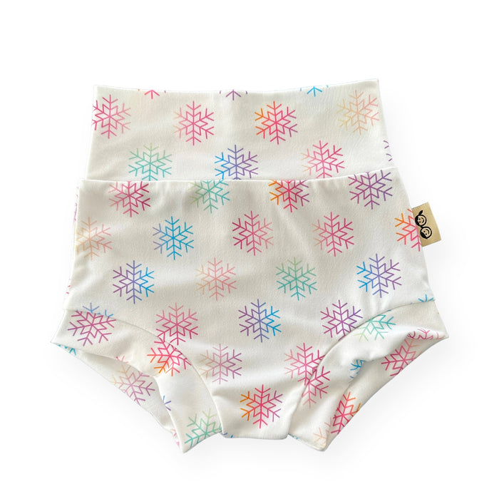 Rainbow Snowflakes Bummies