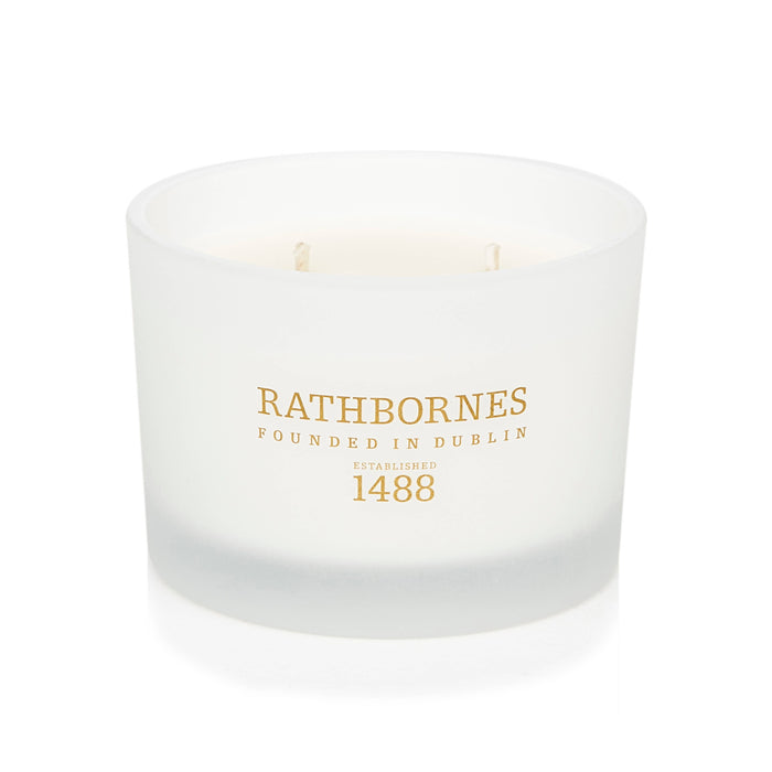 Rathbornes 1488 - Dublin Tea Rose, Oud & Patchouli Scented Classic Candle