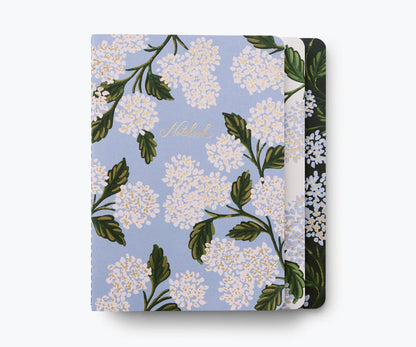 Rifle Paper Co. - Assorted Set of 3 Hydrangea Notebooks