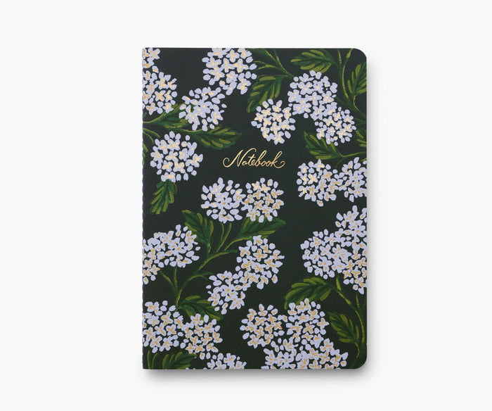 Rifle Paper Co. - Assorted Set of 3 Hydrangea Notebooks