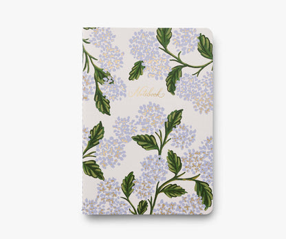 Rifle Paper Co. - Assorted Set of 3 Hydrangea Notebooks