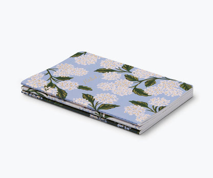 Rifle Paper Co. - Assorted Set of 3 Hydrangea Notebooks