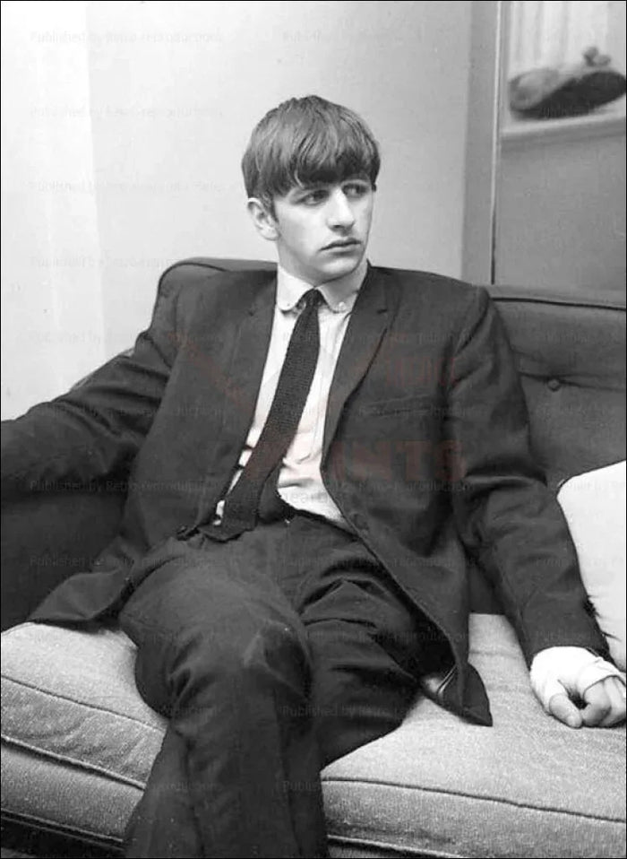 Ringo Star Portrait - VINTAGEARTREPRINTS.COM