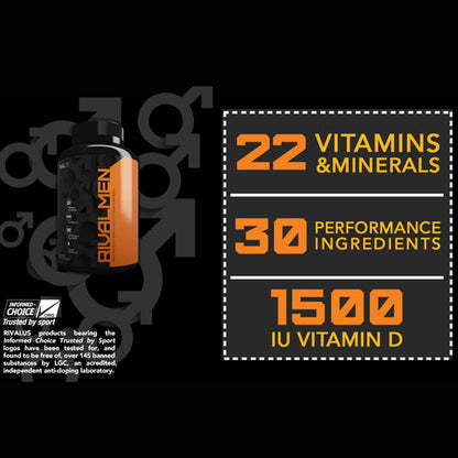 Rival Nutrition Rival Men Multivitamin Tablets