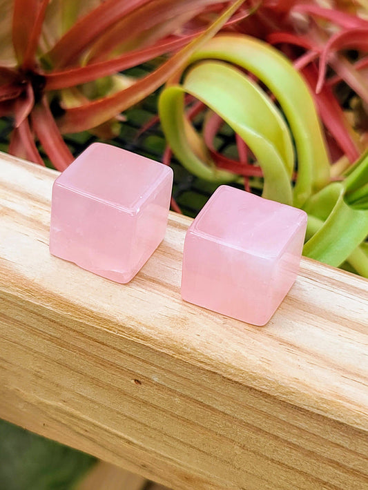 Rose Quartz Cube