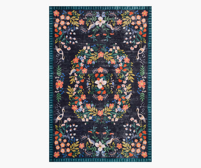 Palais Luxembourg Printed Rug - Navy