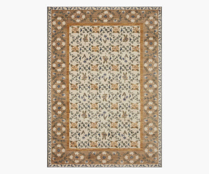 Fiore Belvedere Power-Loomed Rug - Gold