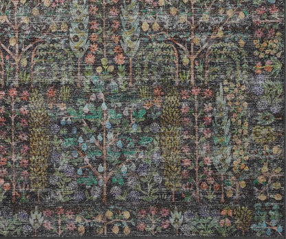 Maison Grove Power Loomed Rug - Charcoal